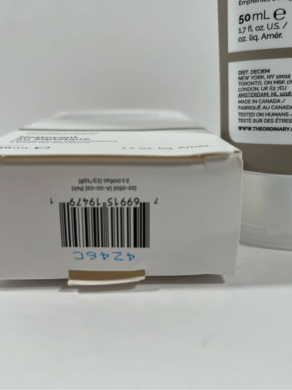Lot 5x The Ordinary Squalane Cleanser 50ml New in Box